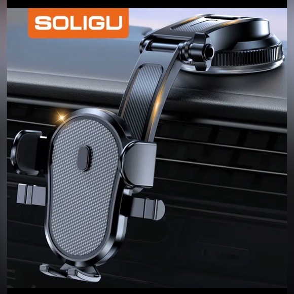 Universal Black Car Phone Mount - Picture 1 of 7